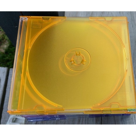 Lot of 12 Empty Slim Jewel Cases CD Music DVD Colors Plastic - Picture 7 of 7